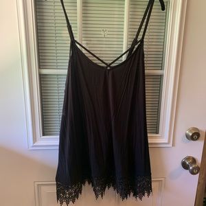 Torrid Black crisscross cami